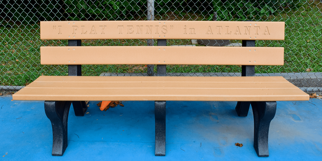 UTA (Universal Tennis Academy) Piedmont Park Adult Program Bench