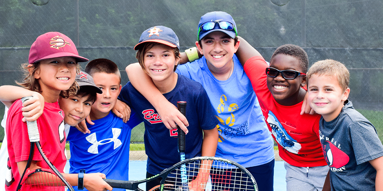 UTA (Universal Tennis Academy) Piedmont Park Junior Program Boy Group on Court