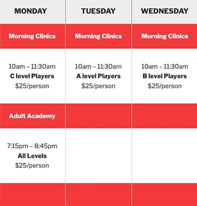 Chastain Park Schedule 2020