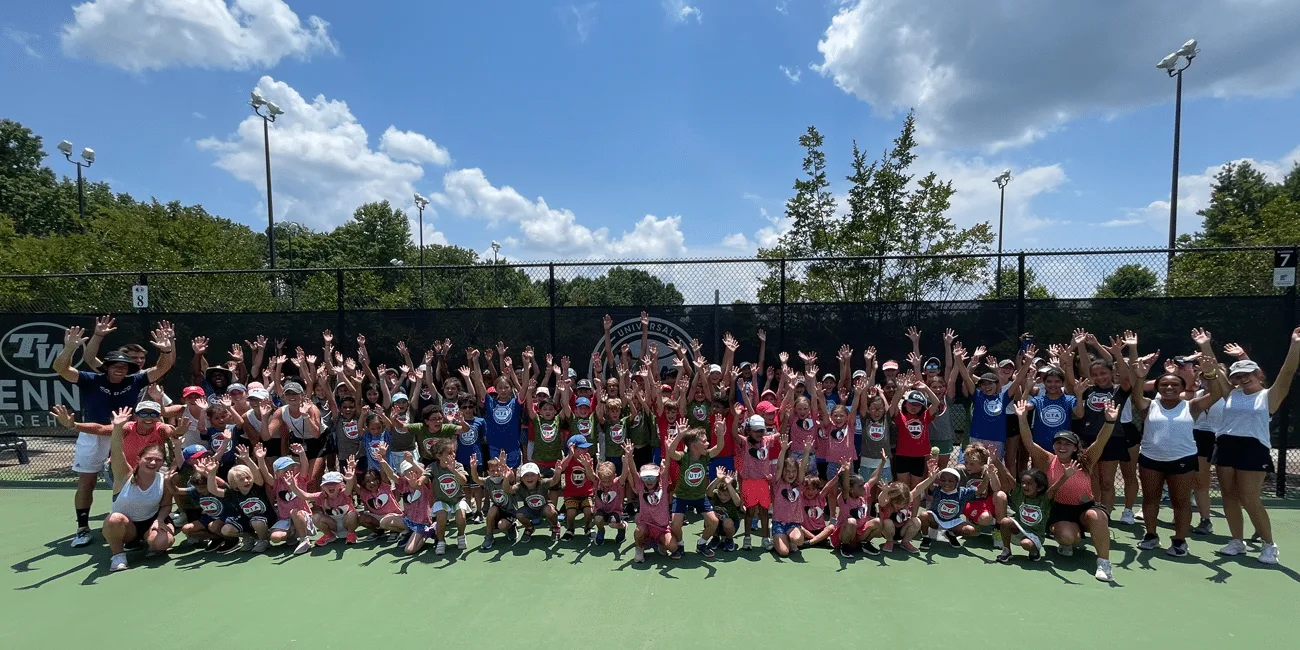 Group shot of summer camp at Blackburn